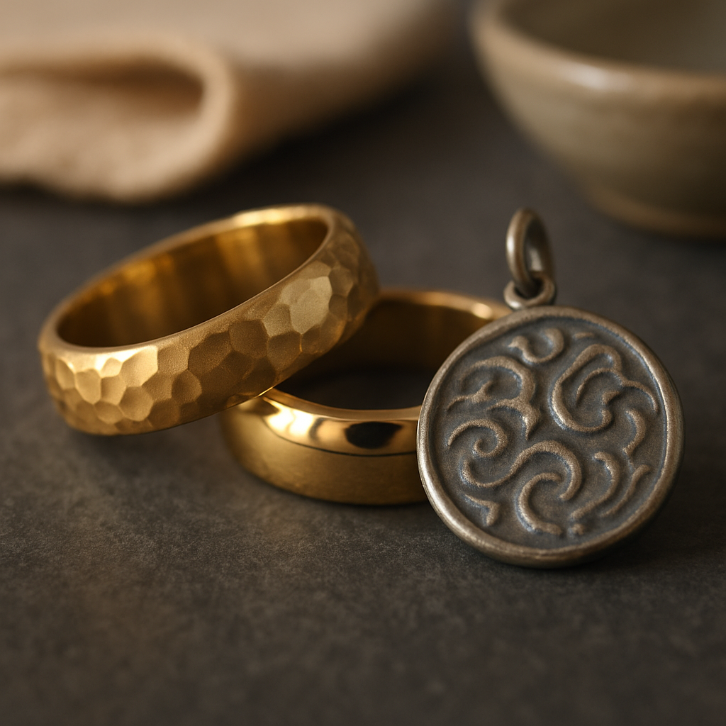 Oberflächenveredelung & Texturen: Schmuckstücke von Schmuck-Dana