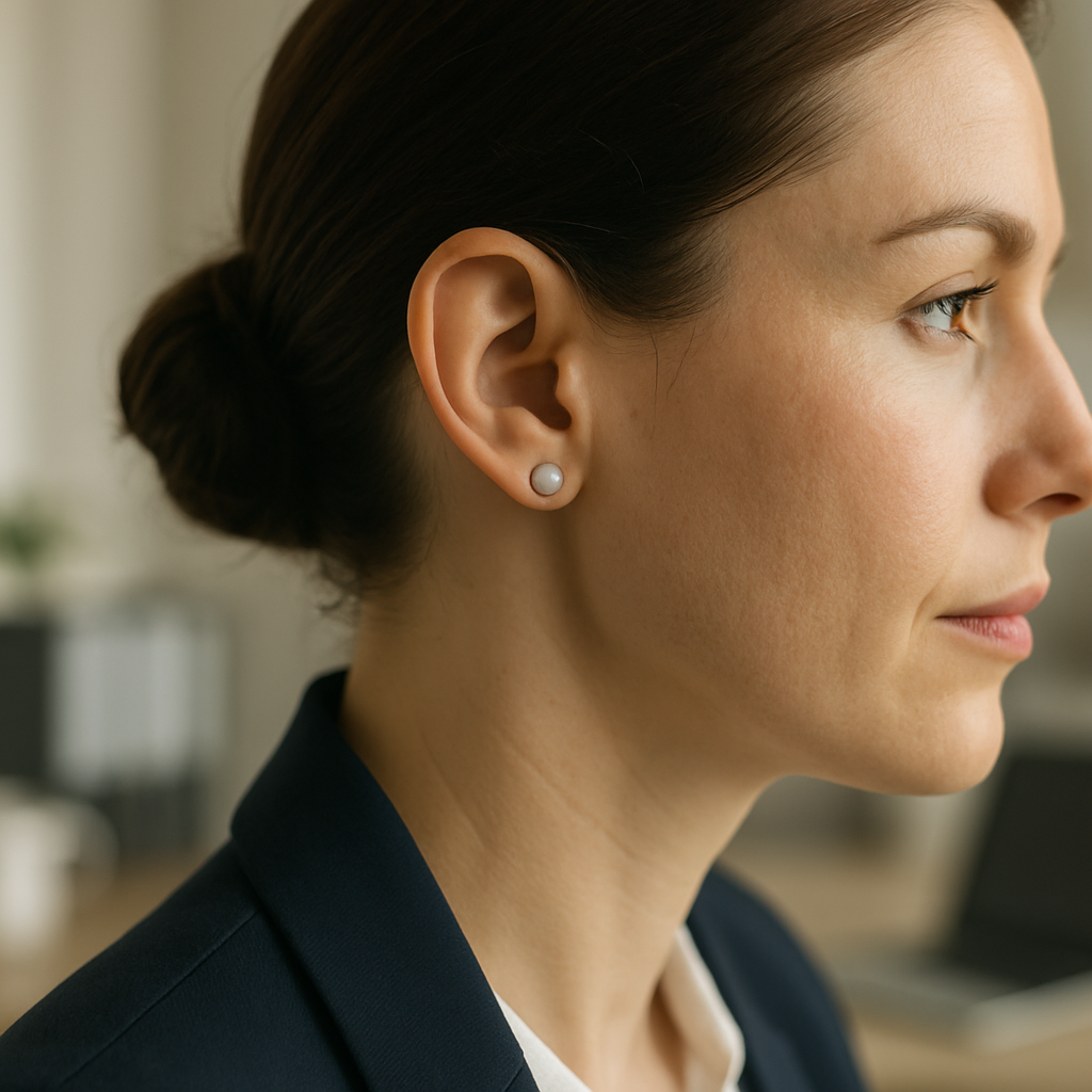 Dezenter Ohrschmuck für Büro und Alltag: Schlichte Eleganz